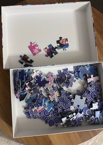 Frozen Temalı 100 Parça Çocuk Puzzle - Görsel 2