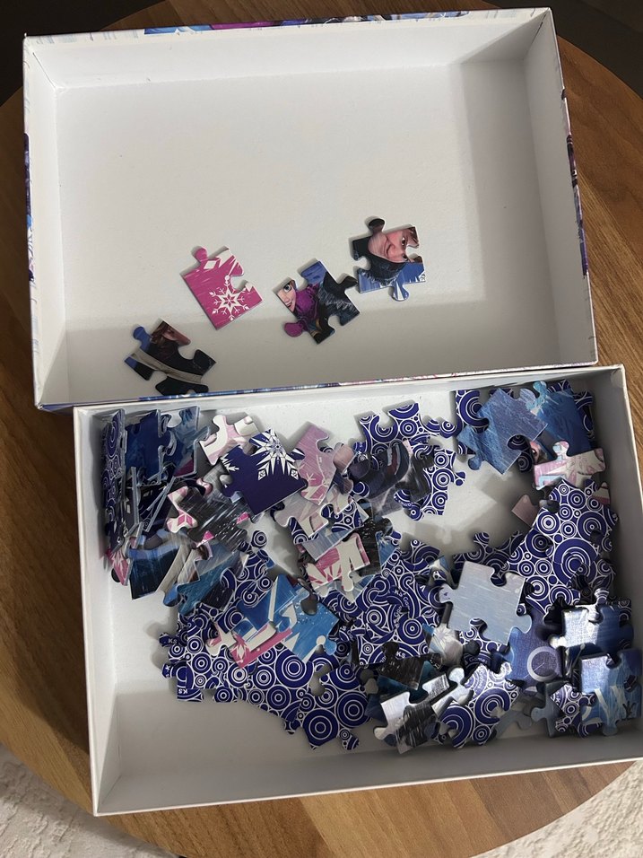 Frozen Temalı 100 Parça Çocuk Puzzle - Görsel 2