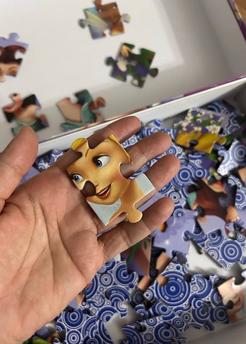 Disney Periler 100 Parça Mor Çocuk Puzzle - Görsel 3