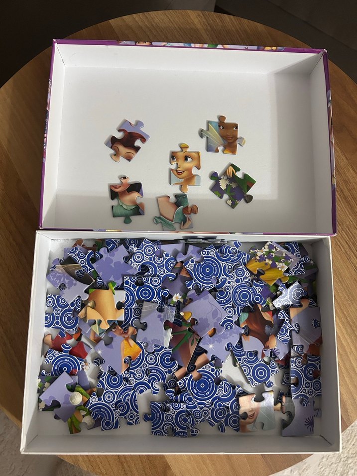 Disney Periler 100 Parça Mor Çocuk Puzzle - Görsel 2