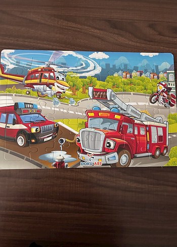 Çocuklar için renkli yapboz seti - Görsel 10