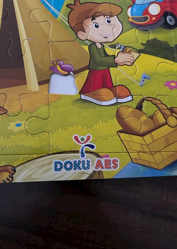 Çocuklar için renkli yapboz seti - Görsel 13
