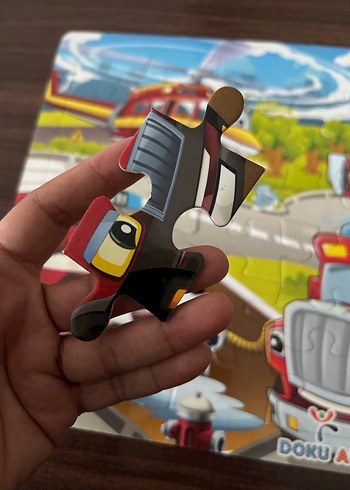 Çocuklar için renkli yapboz seti - Görsel 7