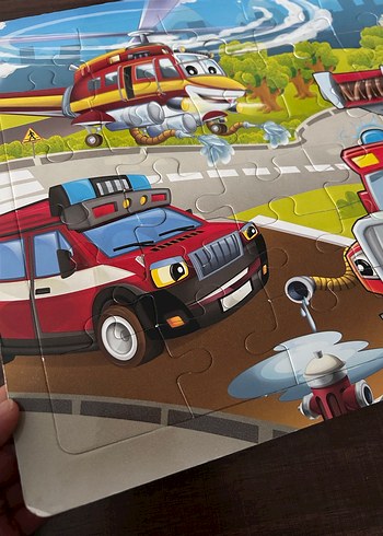 Çocuklar için renkli yapboz seti - Görsel 8