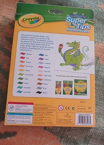Super Tips yıkanabilir işaretleyici kalem