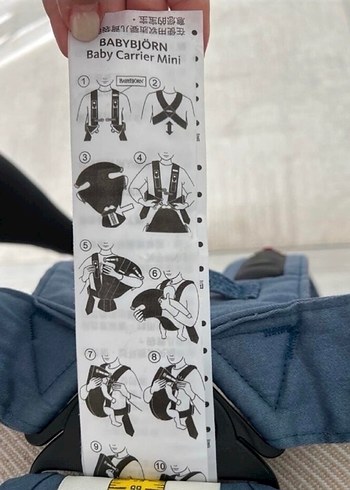 BabyBjörn Mini Kanguru Mavi - Görsel 5