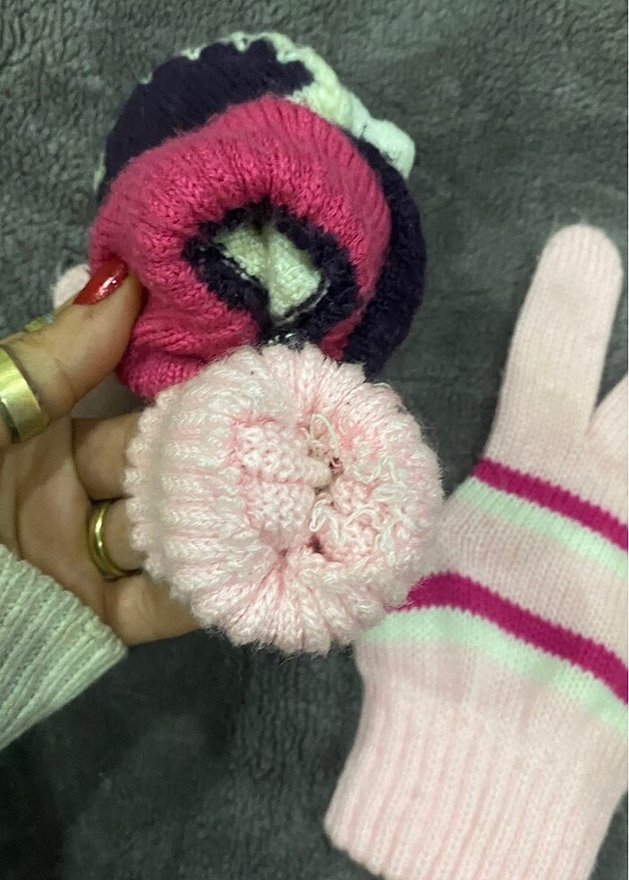 Kız çocuk eldiven - Görsel 4