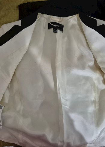 s Beden beyaz Renk Mango Beyaz Kadın Blazer Ceket