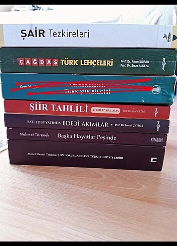 Edebiyat bölümü kitapları 