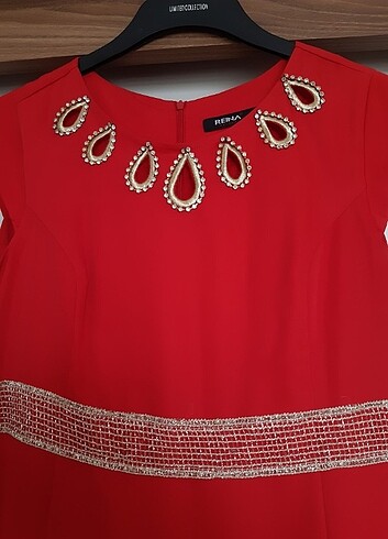 Ekol Reina europe kırmızı abiye elbise 