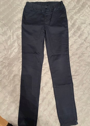 Kız Çocuk lacivert Denim okul Pantolon