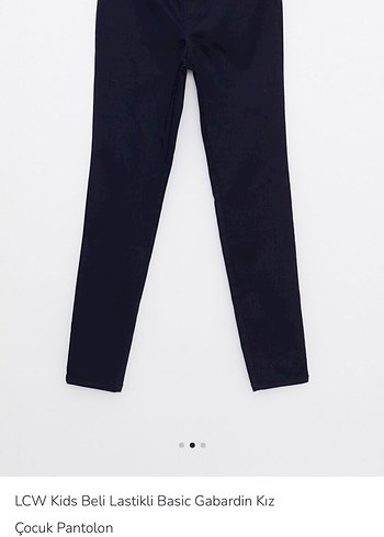 11-12 Yaş Beden siyah Renk Kız Çocuk lacivert Denim okul Pantolon