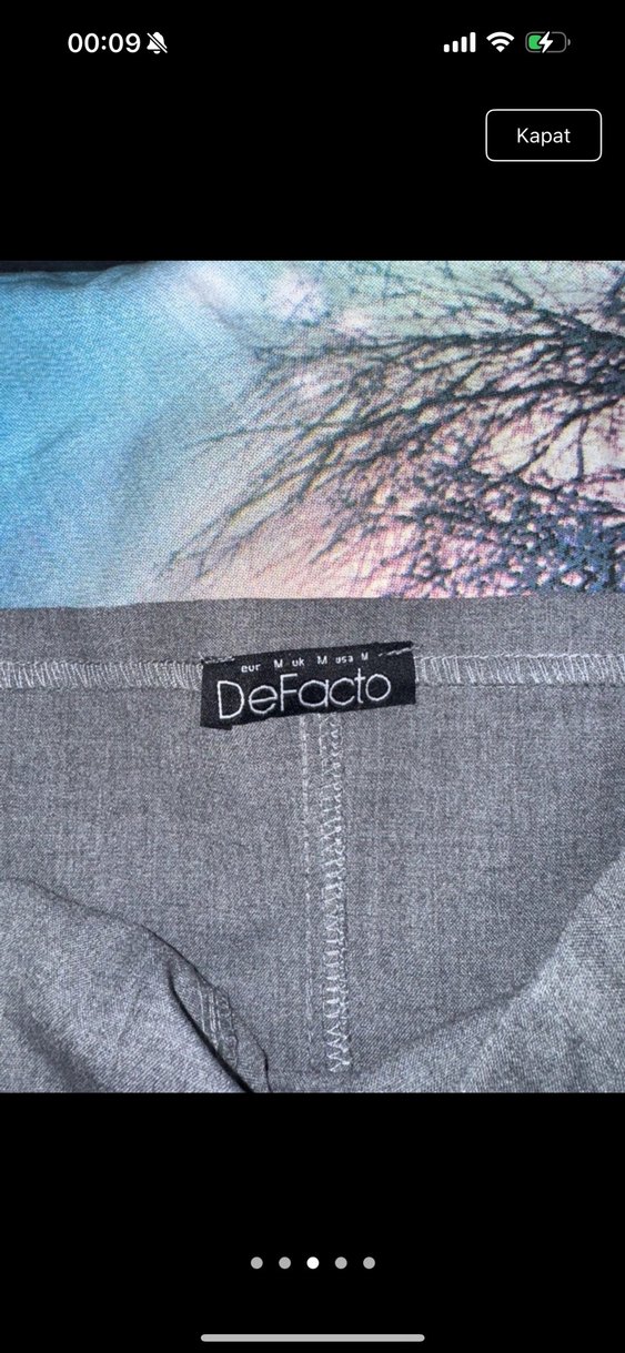 Gri Straplez bluz defacto - Görsel 2