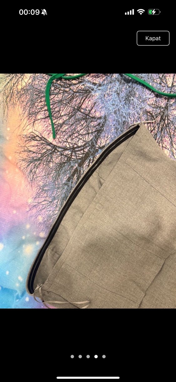 Gri Straplez bluz defacto - Görsel 3