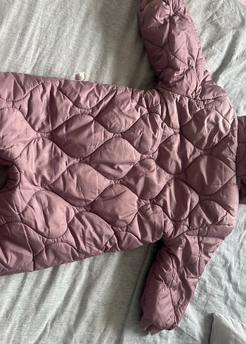 Kahverengi Kapüşonlu Bebek Kış Tulumu - Görsel 4