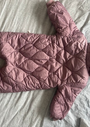 Kahverengi Kapüşonlu Bebek Kış Tulumu - Görsel 5