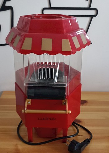 Renkli Kırmızı Patlamış Mısır Makinesi
