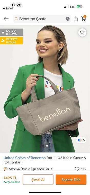 Benetton çanta