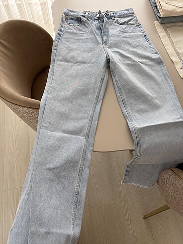 m Beden Zara wide leg jean