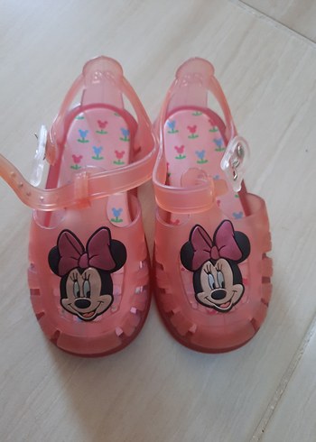 Diğer Pembe Minnie Mouse Tokalı Kız Çocuk Sandalet