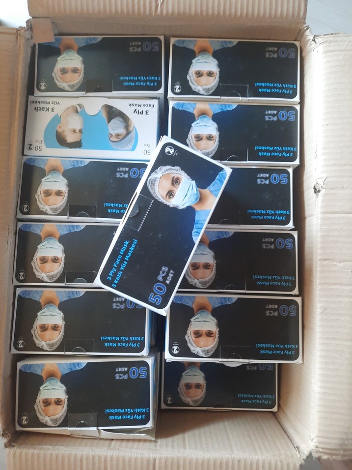 3 Katlı maske 50 Adet - Görsel 5