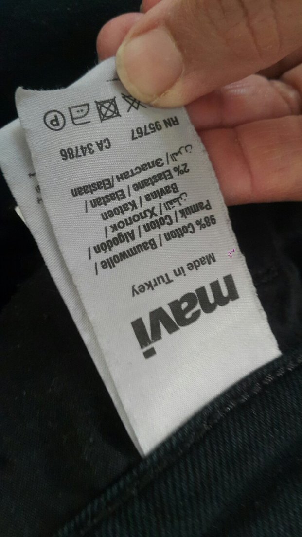 Siyah Kadın Denim Pantolon - Görsel 4