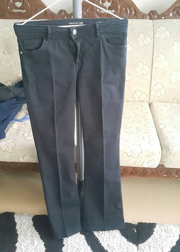 Siyah Regular Fit Kadın Kot Pantolon