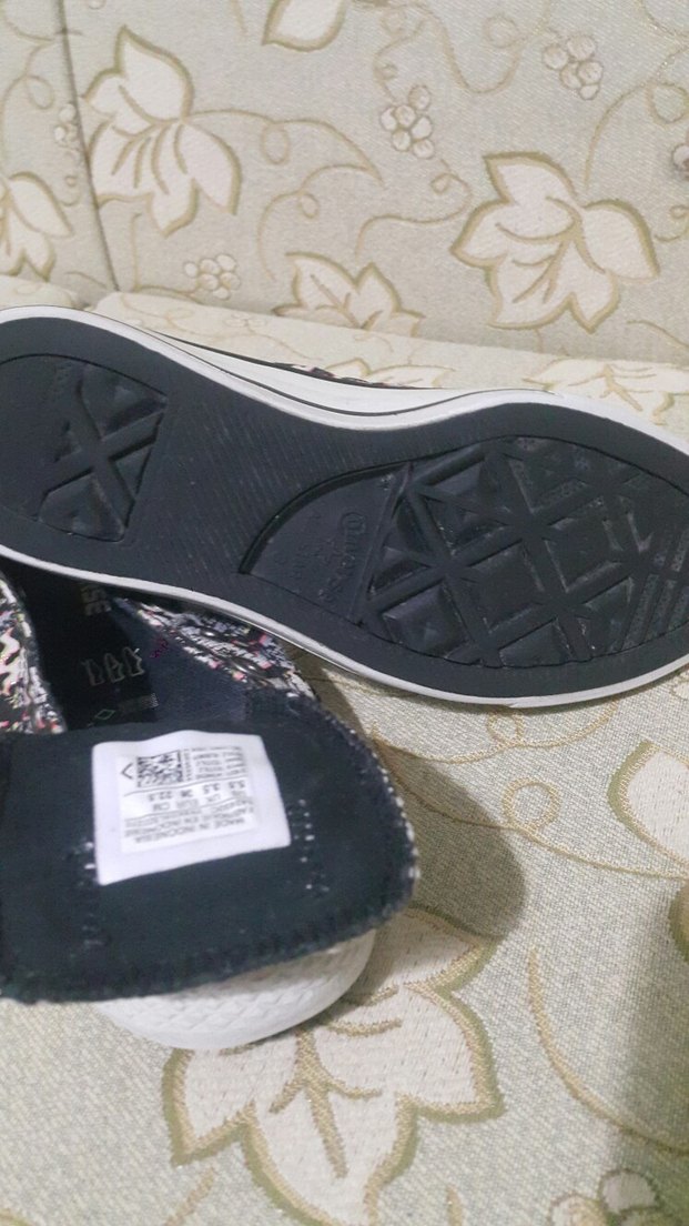 Kadın Çok Renkli Yılan Desenli Converse Spor Ayakkabı - Görsel 3