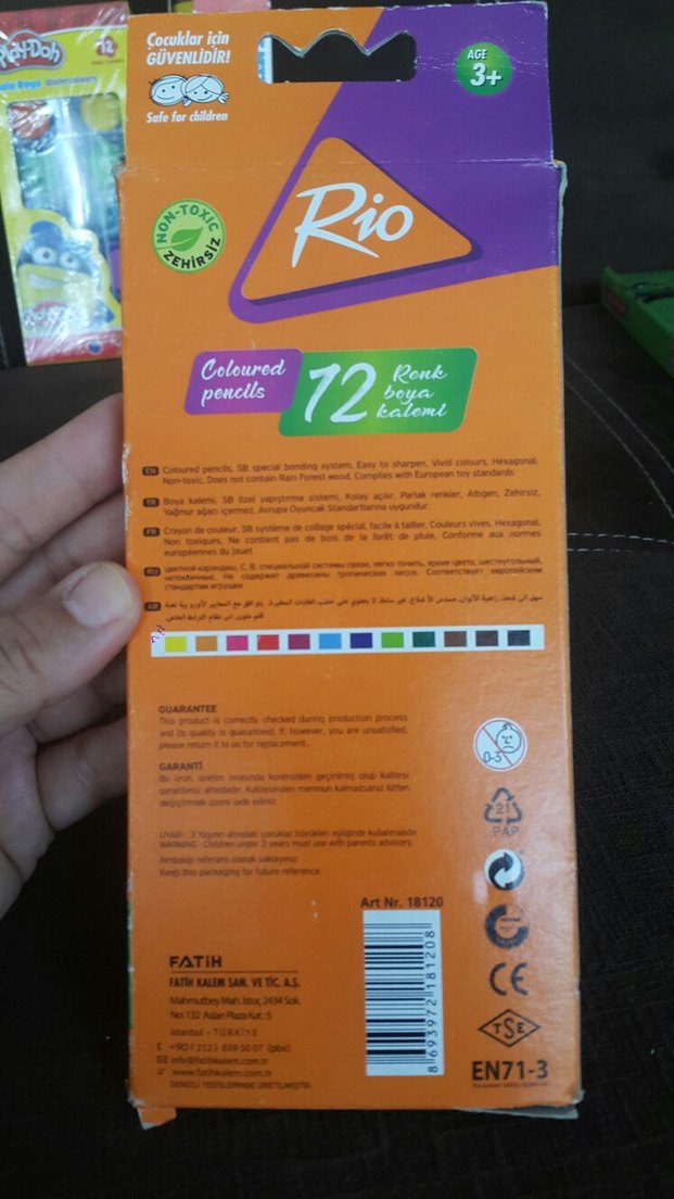 72 Renkli Boya Kalemi Seti Rio - Görsel 2