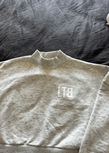 xs Beden Gri Kadın Oversize Sweatshirt