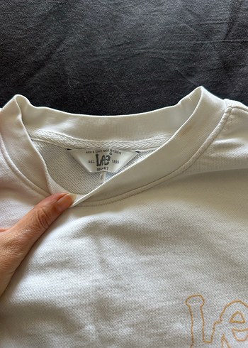 Lee Beyaz Kadın Sweatshirt