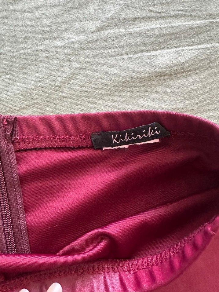 Parlak Pembe Deri Mini Şort - Görsel 2