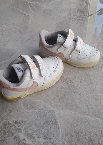 Kız Çocuk Beyaz Nike Sneakers Velcro - Görsel 3