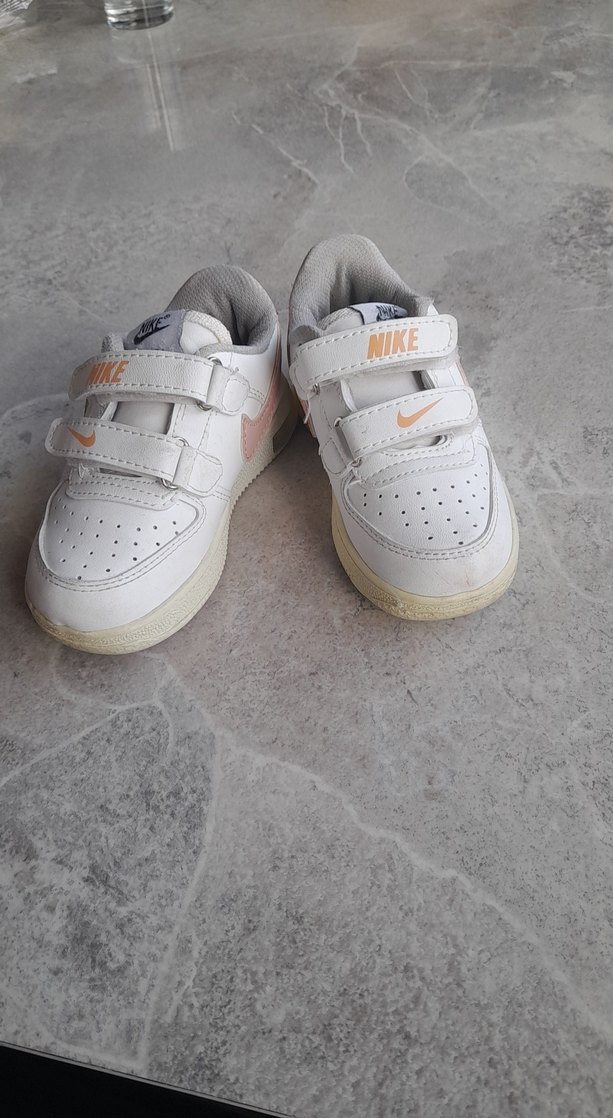 Kız Çocuk Beyaz Nike Sneakers Velcro - Görsel 2