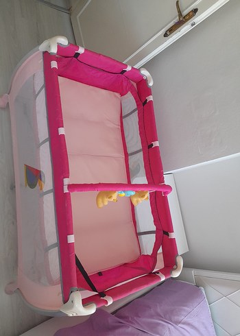 Renkli Pembe Oyun Parkı Yatağı - Görsel 2