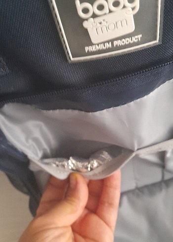 Lacivert anne bebek bakım çantası - Görsel 3