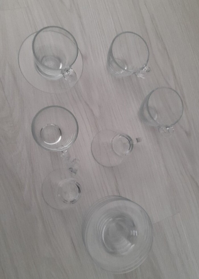 Kupa çay seti paşabahçe - Görsel 2