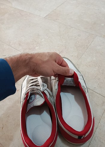 43 Beden beyaz Renk 43 NUMARA ORİGİNAL USPA POLO ERKEK SPOR AYAKKABI
