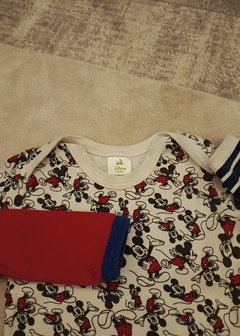 0-3 AY ORİGİNAL DİSNEY ÇIT ÇITLI BODYLER - Görsel 6