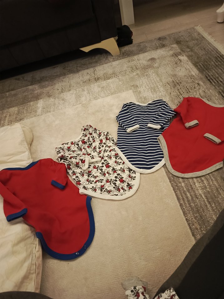 0-3 AY ORİGİNAL DİSNEY ÇIT ÇITLI BODYLER - Görsel 2