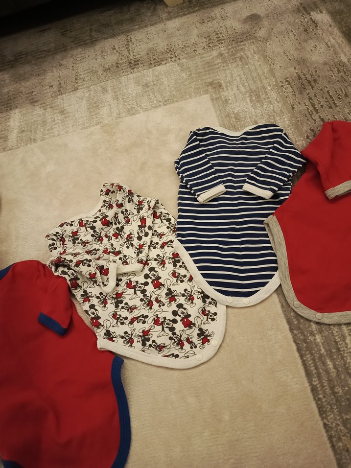 0-3 AY ORİGİNAL DİSNEY ÇIT ÇITLI BODYLER - Görsel 3