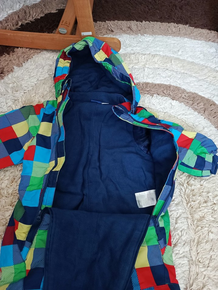 74/80 (9-12 ay) LUPİLU SNOWSUİT KAR KIYAFETİ - Görsel 3