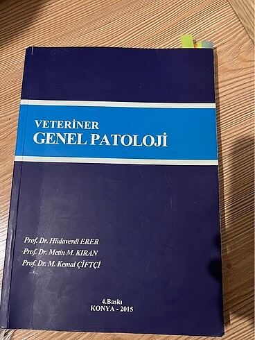 Veteriner patoloji kitabı(satıldı)