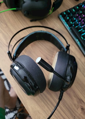 GameBooster Rebel H12 Yeşil Sanal 7.1 Oyuncu Kulaklığı - Görsel 5