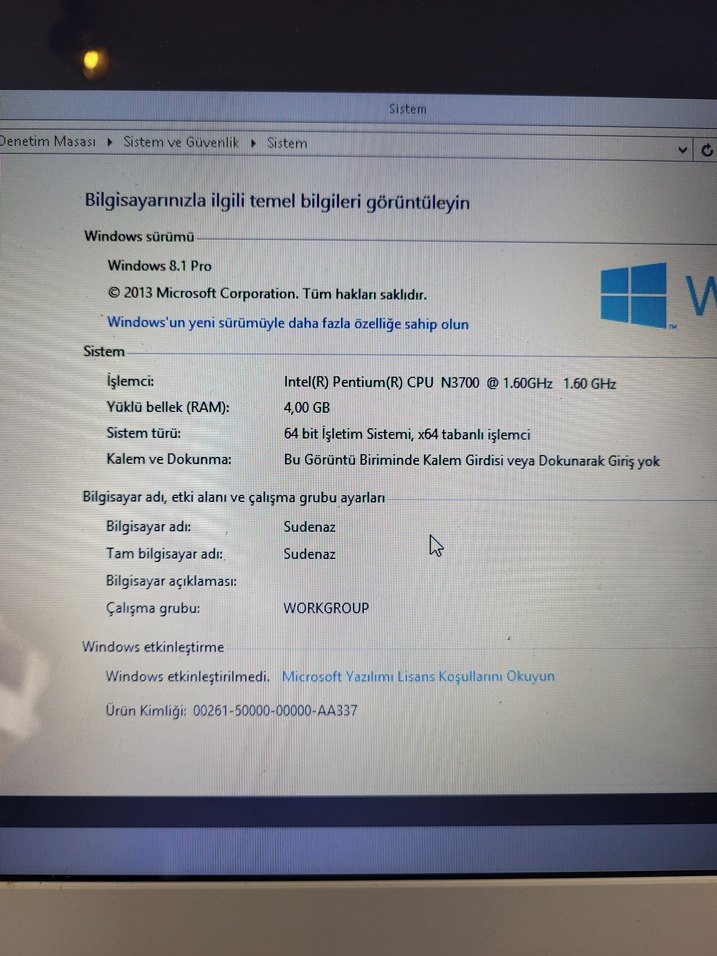 Toshiba Dizüstü Bilgisayar - Görsel 5