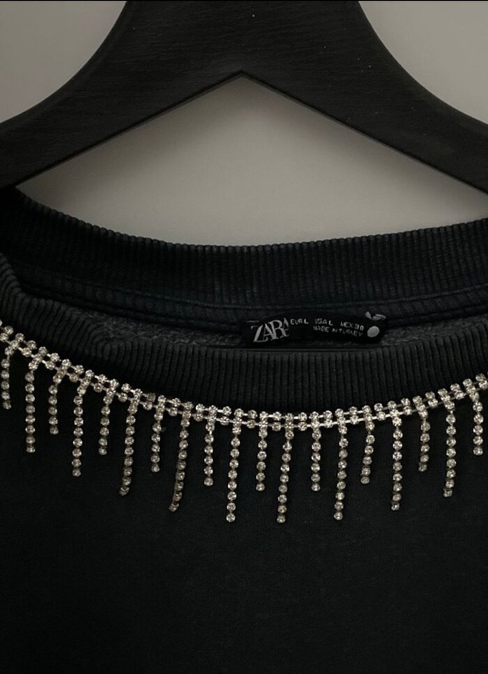 Zincir Detaylı Kadın Sweatshirt - Görsel 2