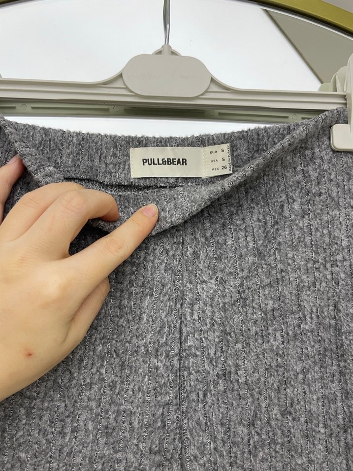 Kadın Gri  Yün Pantolon - Görsel 2