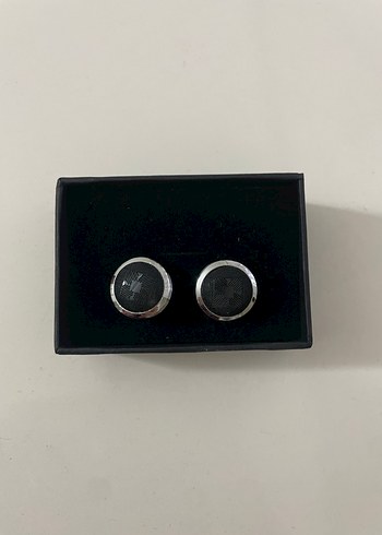 Altınyıldız Classics Siyah Gri Kol Düğmesi - Görsel 2