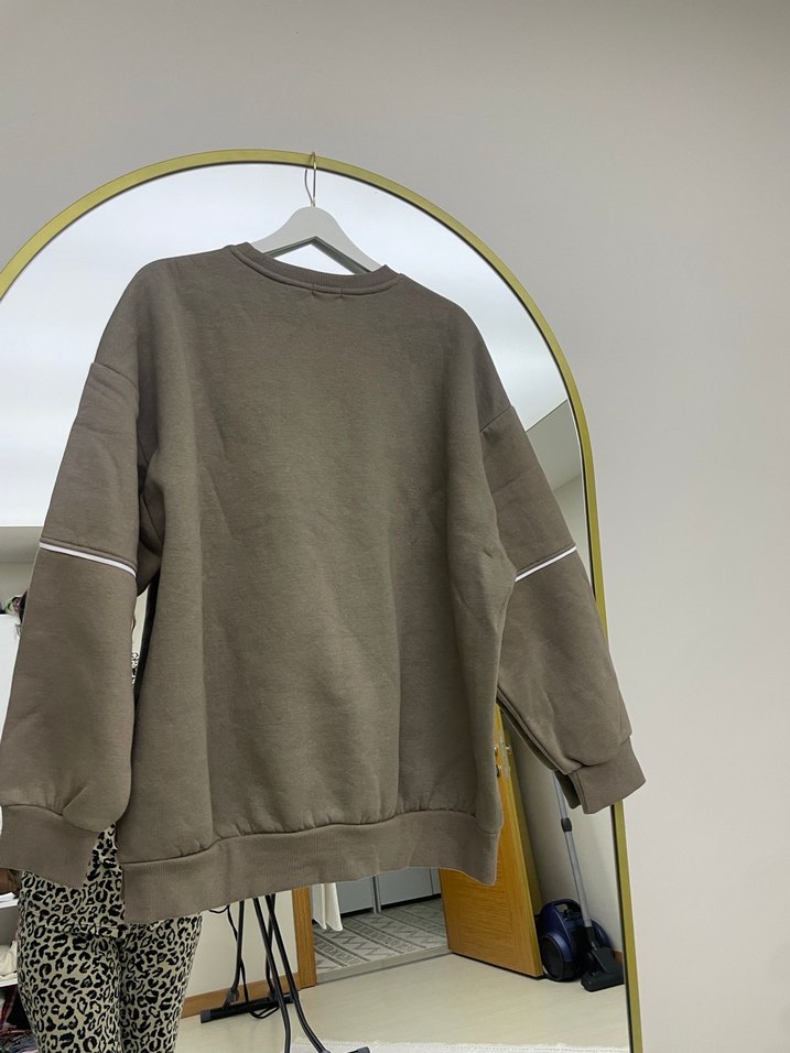 Kadın Kahverengi Paris Baskılı Sweatshirt - Görsel 4