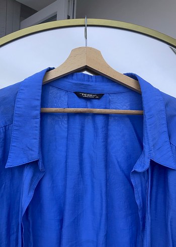 Mavi Kadın Gömlek - Görsel 2